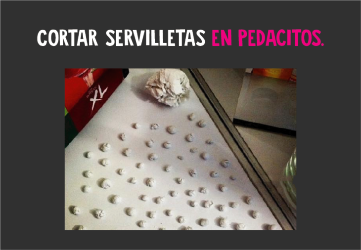 Cortar servilletas