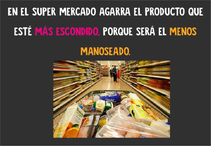 En el Super Mercado agarra el producto más escondido