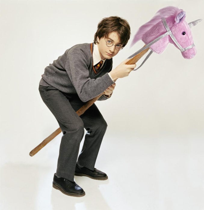 harry con un caballito de amentiritas