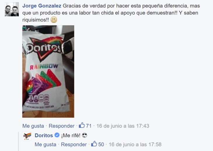 Doritos rainbow, gracias