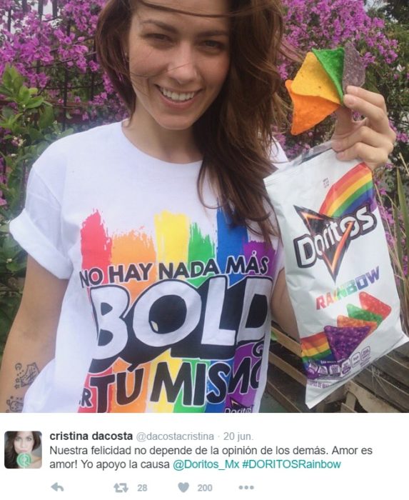 Doritos rainbow, amor es amor