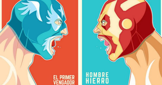 Así se verían los personajes de CÓMICS si fuesen de la LUCHA LIBRE