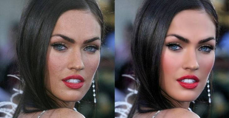 Megan Fox labios rojos