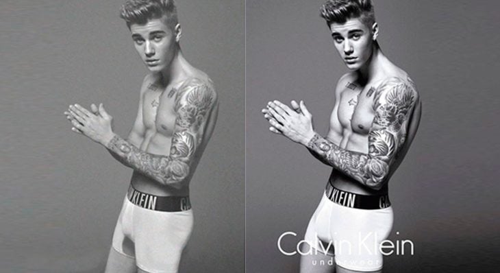 Justin Bieber calzones blancos 