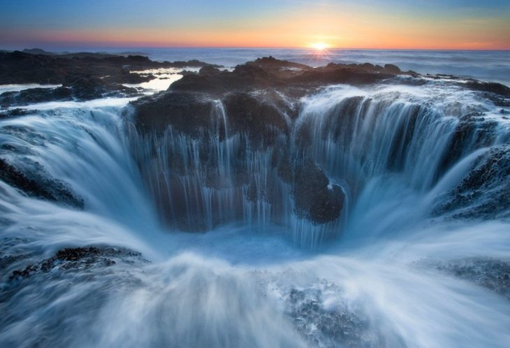 Caída de agua en pozo 