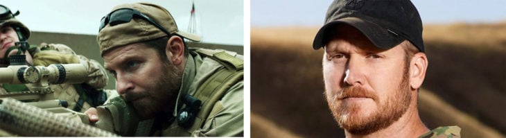 Francotirador Bradley Cooper y el verdadero
