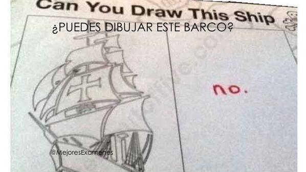 Puedes dibujar el barco