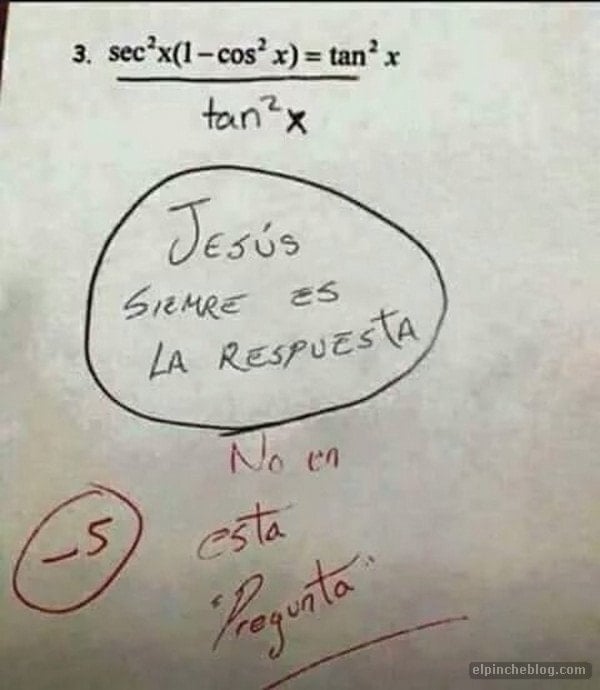 Jesús siempre es la respuesta