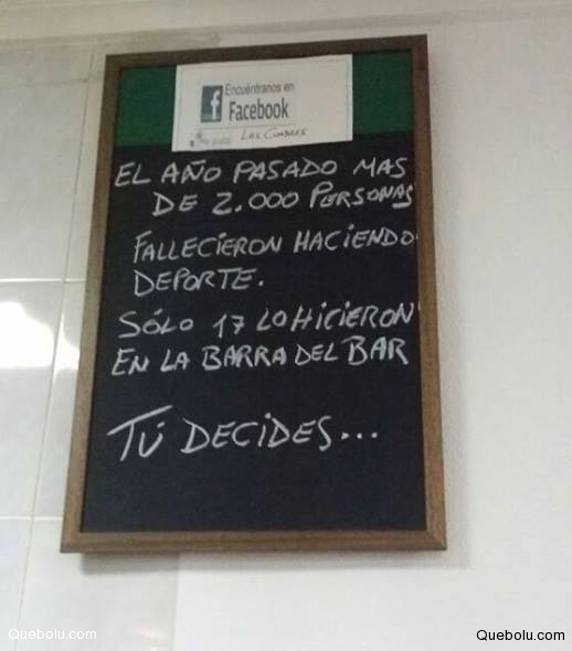 Anuncio de bar 