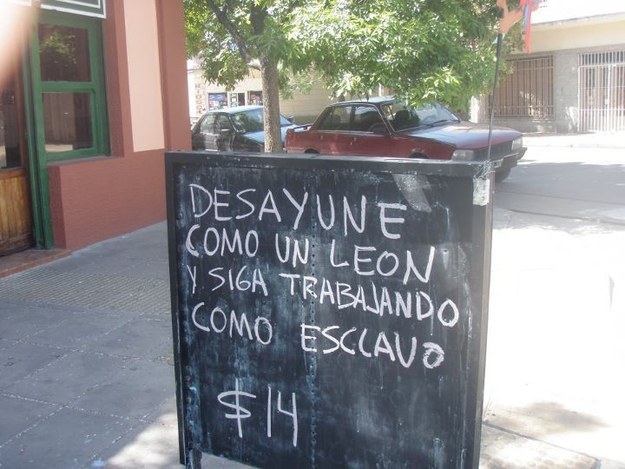 Anuncio de restaurant 