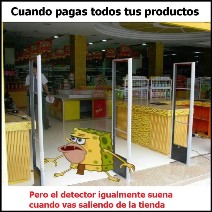 Meme de bob esponja cavernícola 