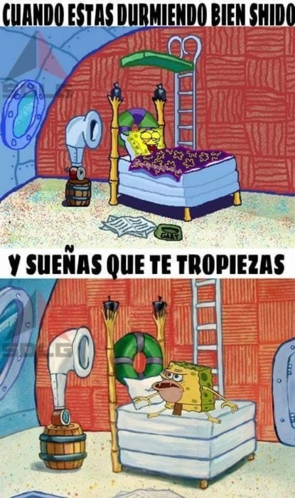 Meme de bob esponja cavernícola 18