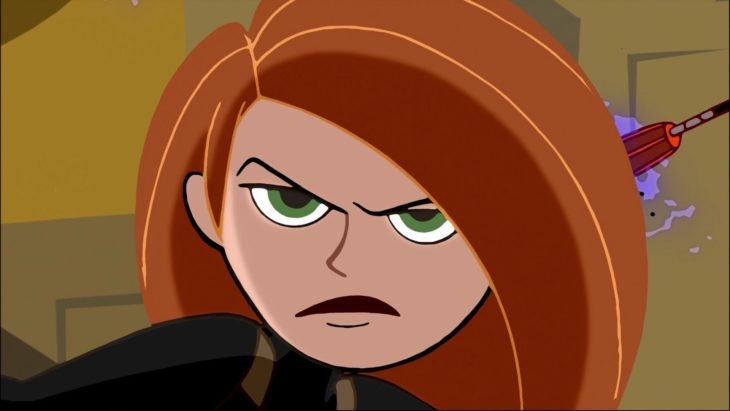 Kim Possible, su boca asemeja un bigote