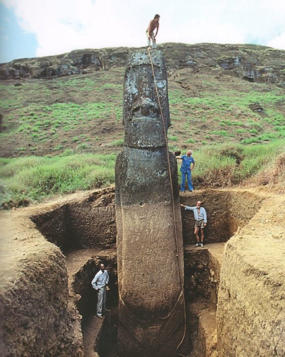 cabeza isla de pascua