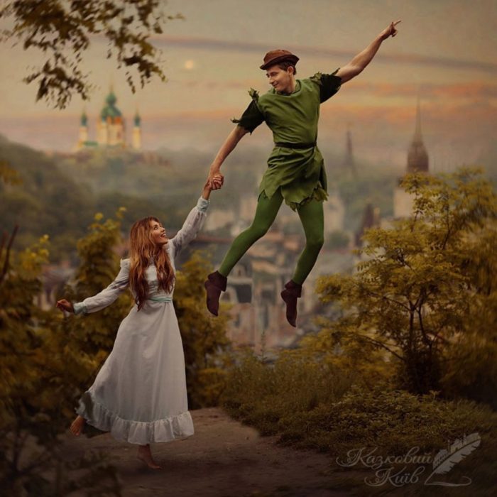 Fotografía de "Mágico Kiev" del cuento Peter Pan 