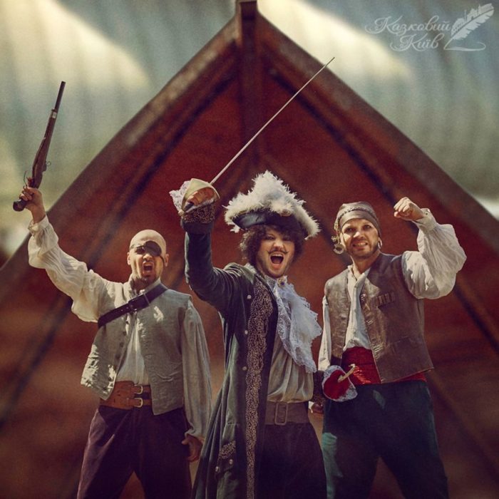 Fotografía de "Mágico Kiev" del cuento Peter Pan el capitán Garfio y sus piratas