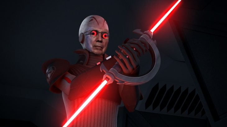 Henrique Mirelles como el grand inquisitor de star wars rebels