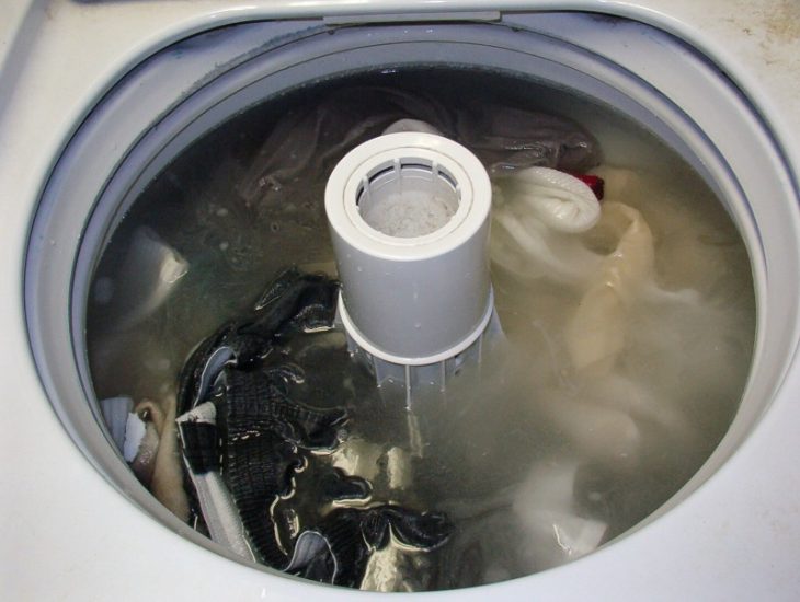 lavadora con carga