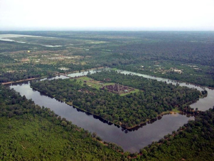 vista aerea de Angkor