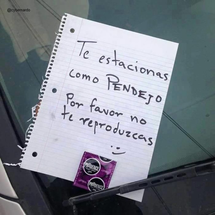 Nota aprender a estacionarte