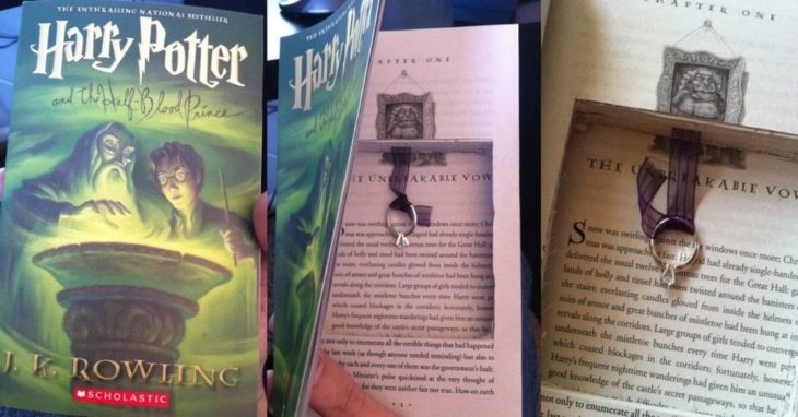 Propuesta, en el libro de Harry Potter todo cortado adentro y un anillo amarrado 