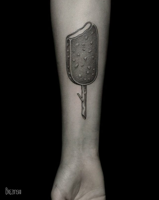 tatuaje de una paleta de nieve