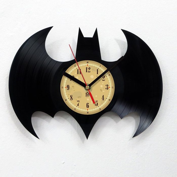 reloj batman de disco de vinilo