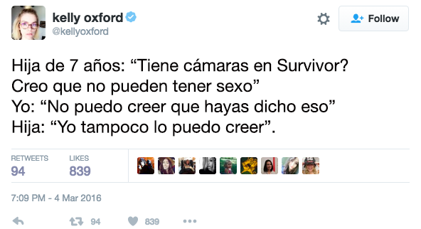 twitter niña de 7 años sobre sexo