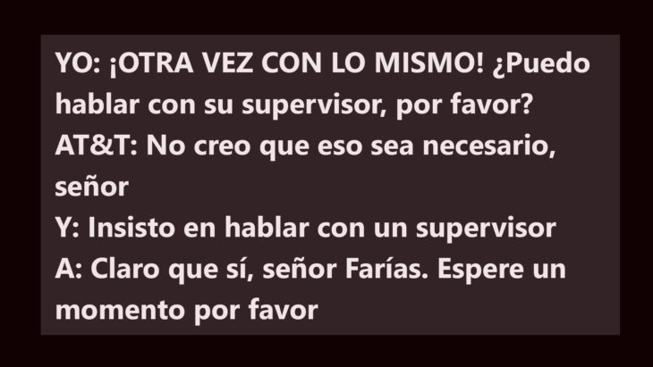 Telemarketing. ¿Puedo hablar con su supervisor?