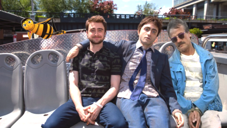 daniel radcliffe muñeco, señor y abeja