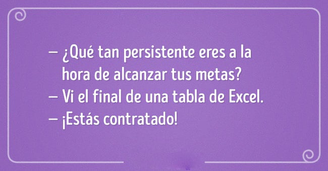 frases de trabajo excel