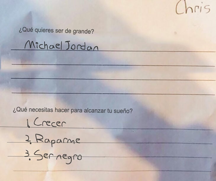 cuando sea grande quiero ser como michael jordan