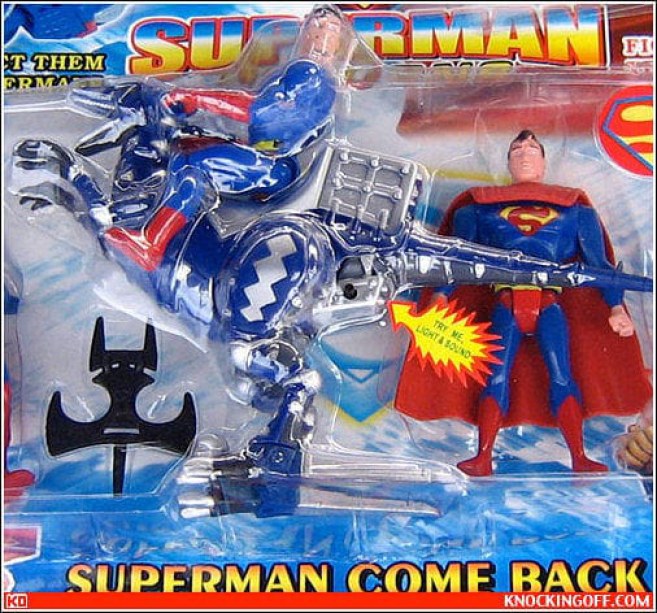 juguete pirata de super man