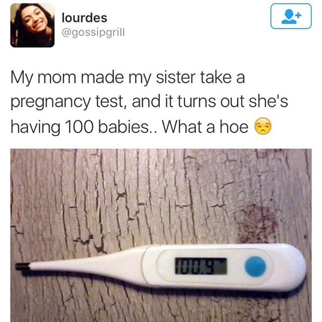 publicación estúpida de prueba de embarazo
