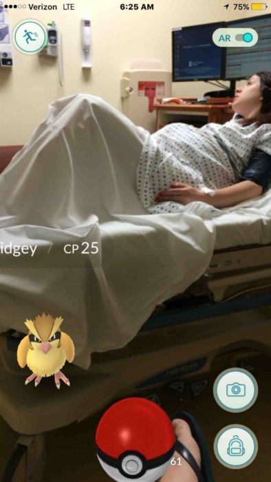 Un pokemón en el hospital