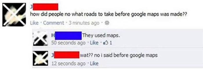 pregunta estúpida google maps