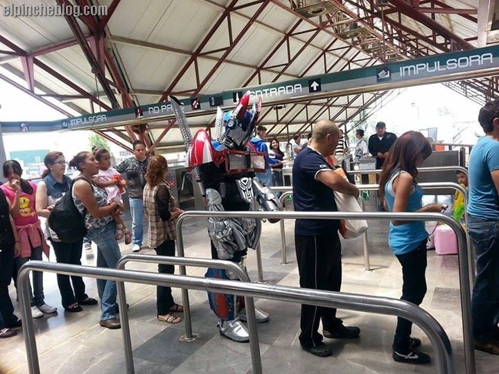 transformer en el metro