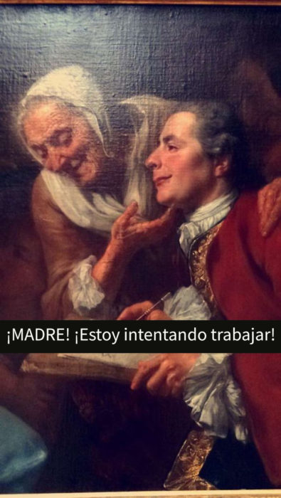 pintura snapchat museo madre