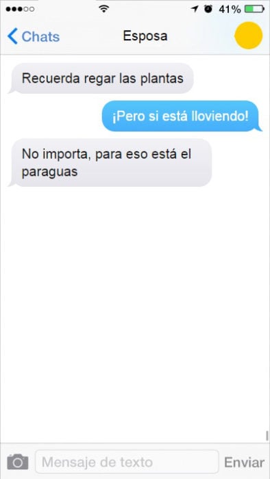 mensaje de texto pretextos