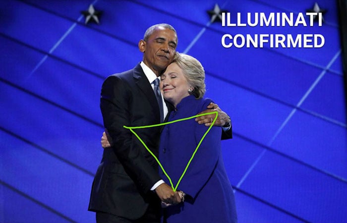 obama y hillary illuminati