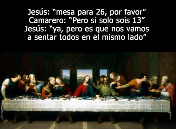 imagen medieval la última cena