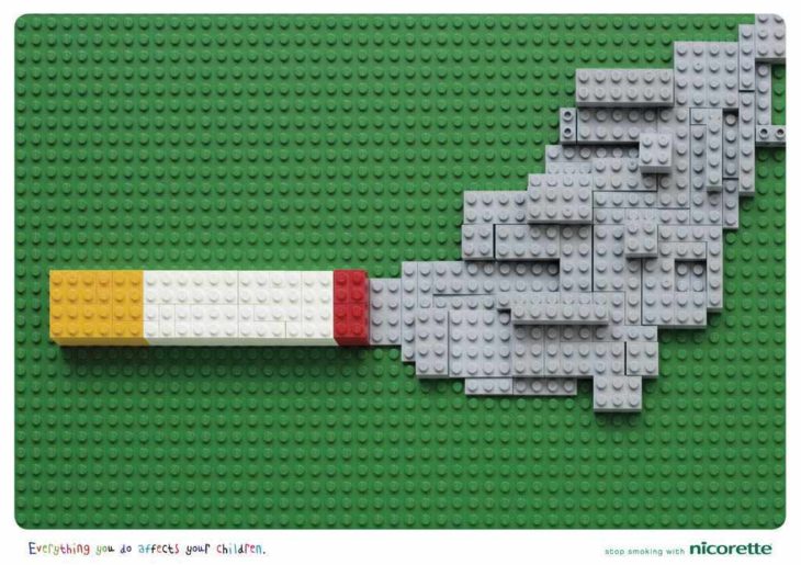 campaña de legos contra el cigarro
