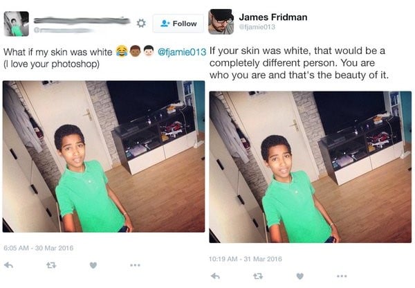 James Fridman y si mi piel fuera blanca