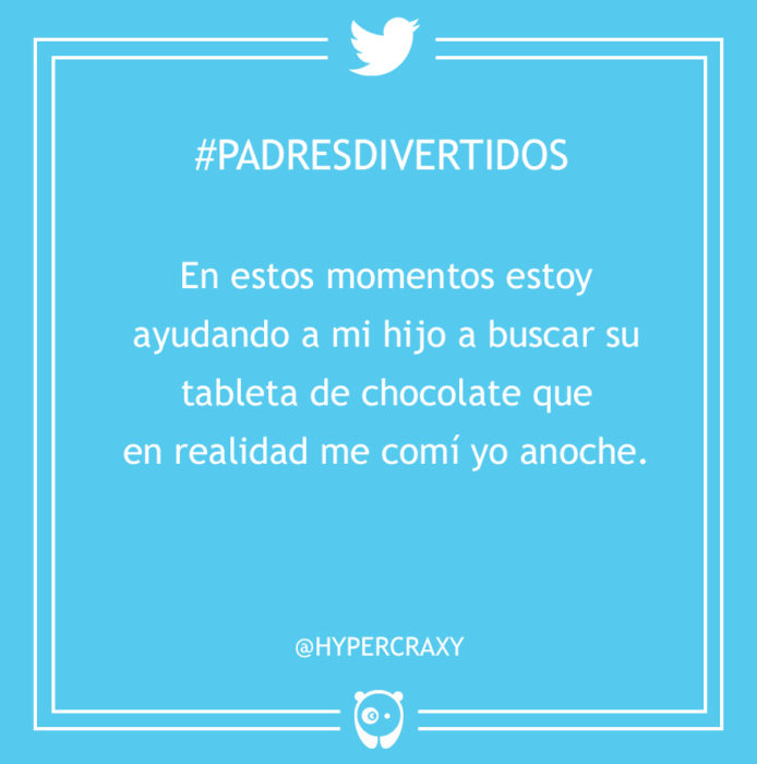 #PadresDivertidos ayudo a buscar un chocolate de mi hijo