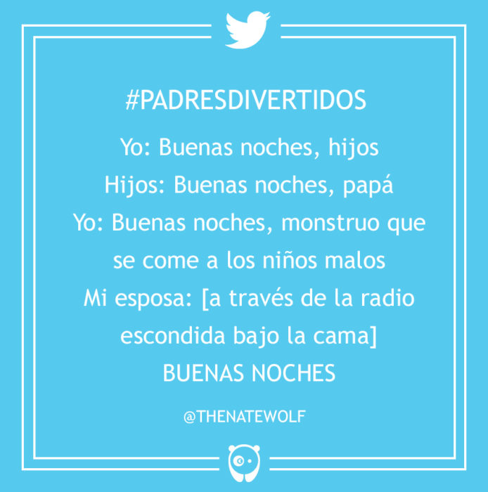 #PadresDivertidos buenas noches monstruo