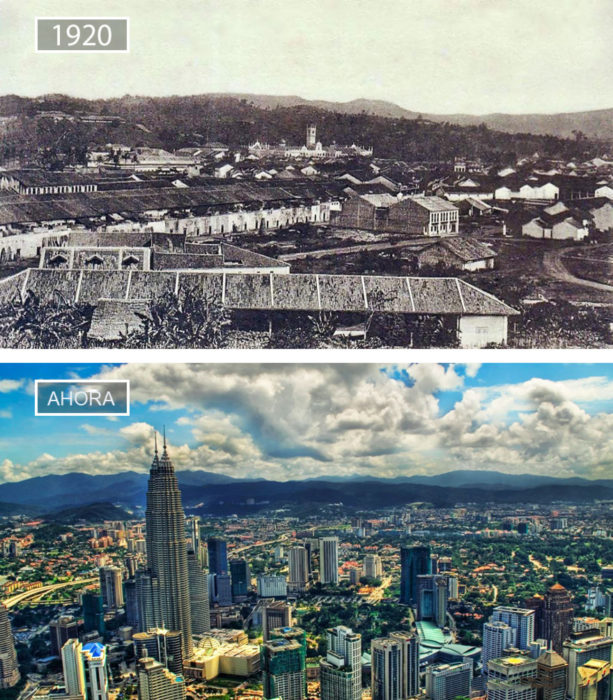 Foto de Kuala Lumpur hace 96 años