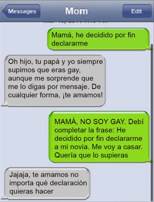 Mensaje mamá que piensa que su hijo es gay