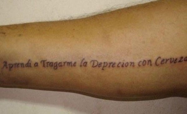 Tatuajes con errores de ortografía