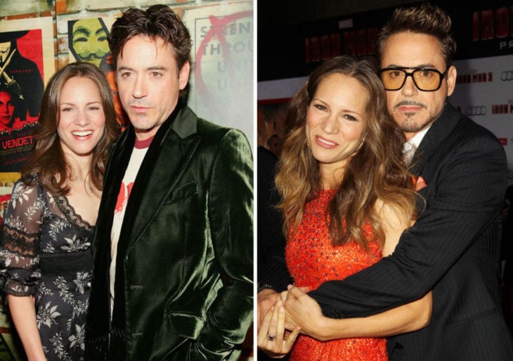 robert downey y su esposa