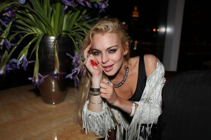 Lindsey Lohan ebria